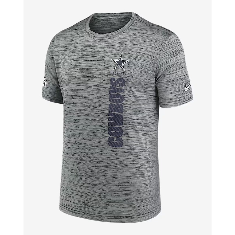 Nike Dallas Cowboys NFL Football Graphic Shirt Men's Gray Short Sleeve Large NWT